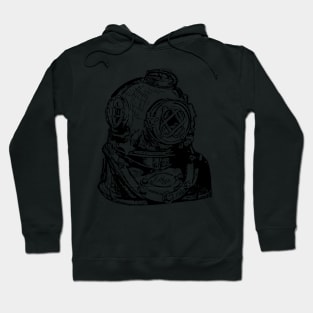 Old fashioned scuba divers mask Hoodie